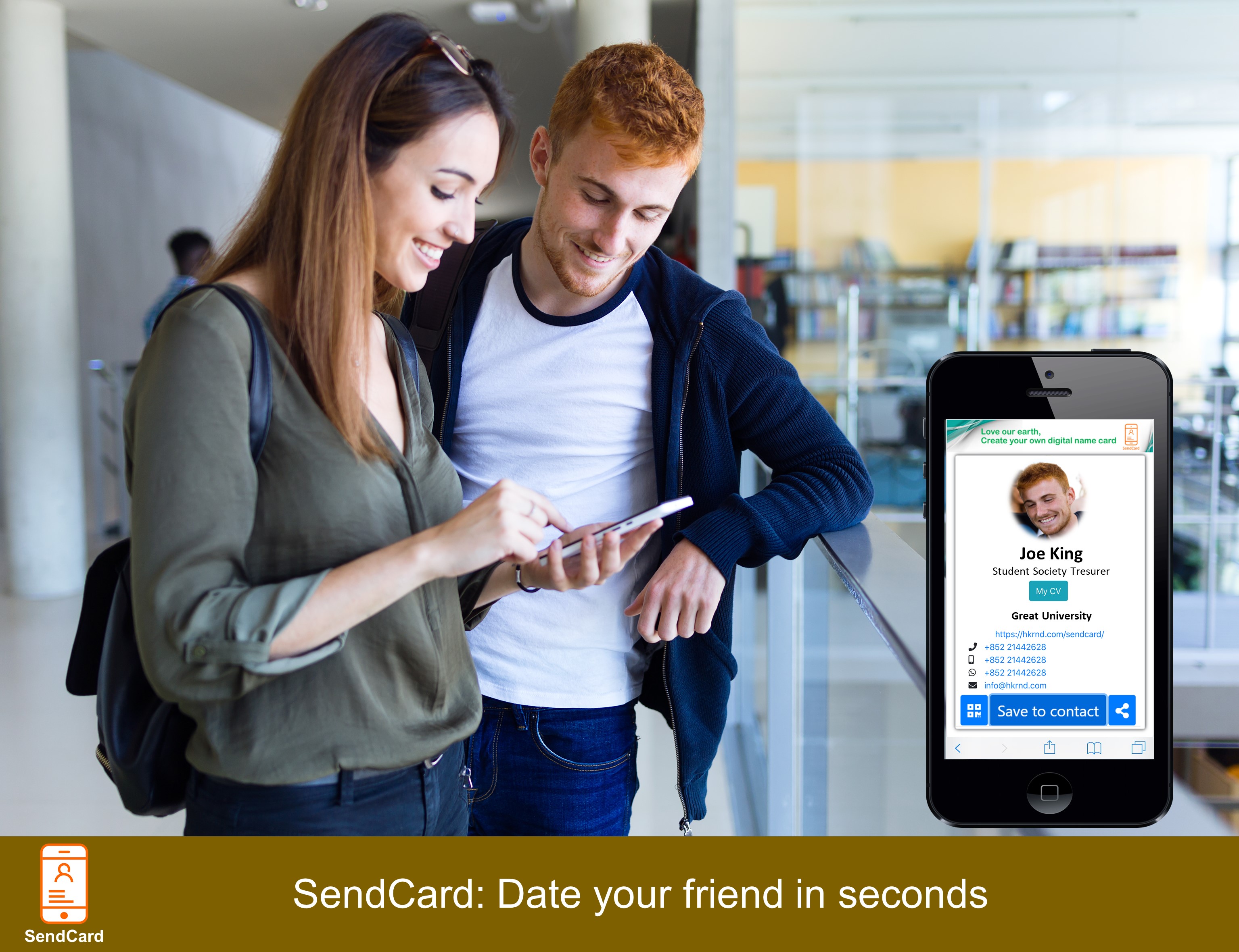 Networking with friends using Sendcard